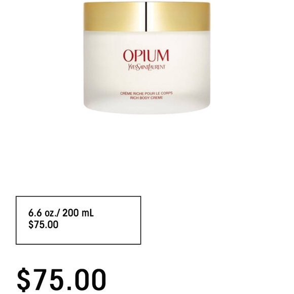 Yves Saint Laurent Other - YSL Opium body creme